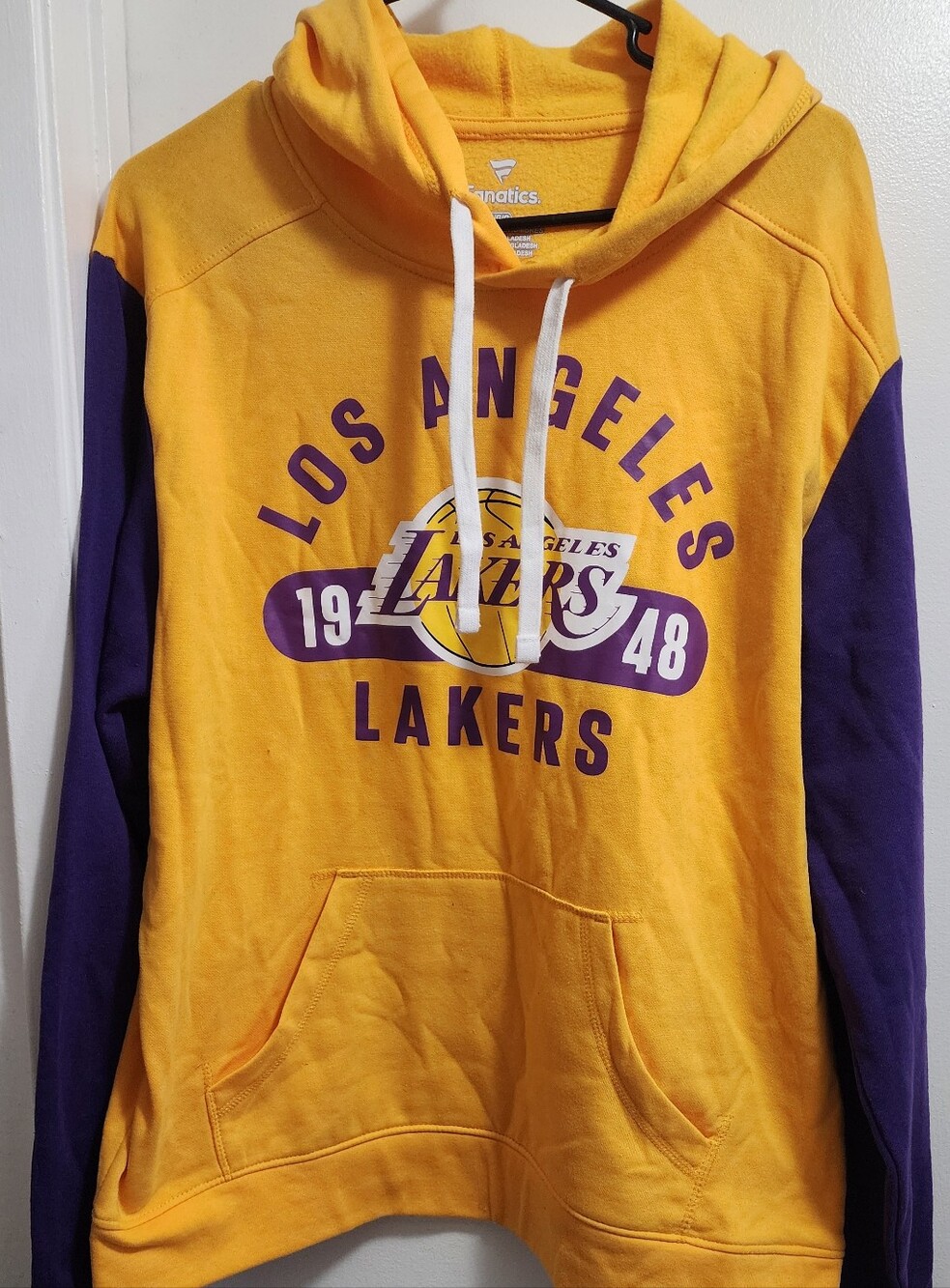 Fanatics Los Angeles Lakers Gold & Purple Pullover Hoodie